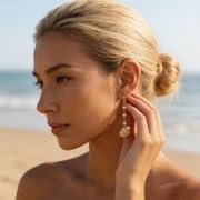 Beach Earrings for Women Tropical Jewelry Starfish Earrings Ocean Sea Jewelry Summer Vacation Accessories for Women