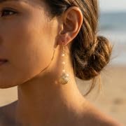 Beach Earrings for Women Tropical Jewelry Starfish Earrings Ocean Sea Jewelry Summer Vacation Accessories for Women