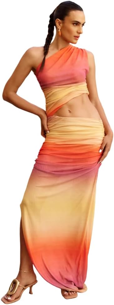 Women's Francesa Dress, Sunset - Parent