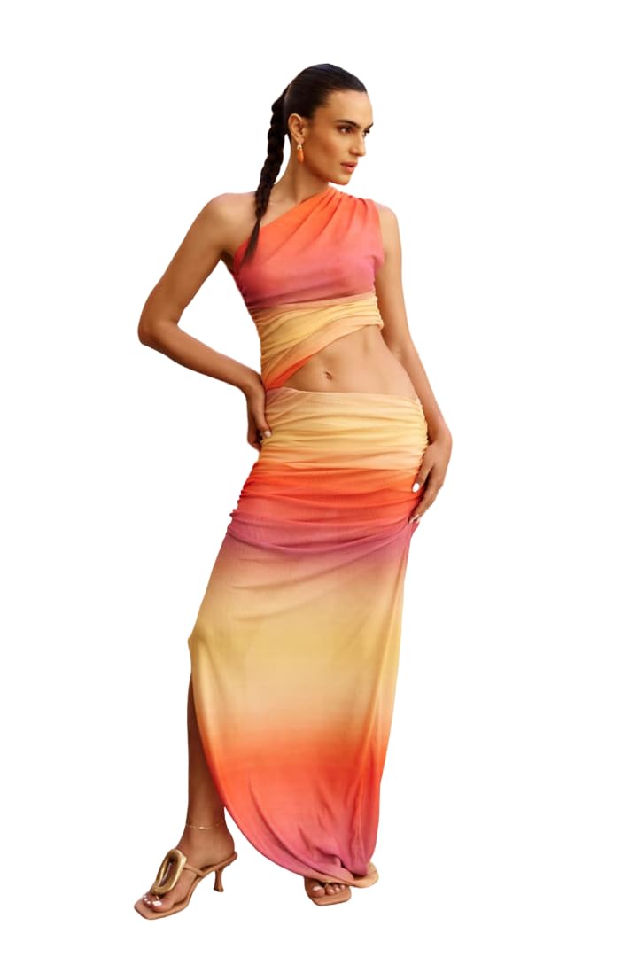 Women's Francesa Dress, Sunset - Parent