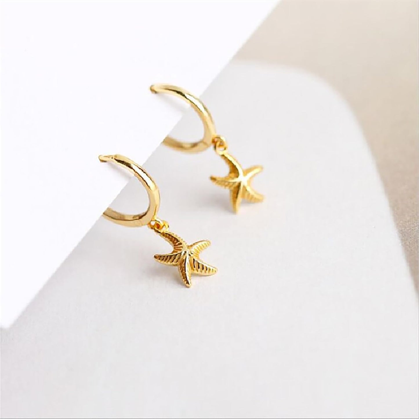 Starfish Earrings Beach Jewelry for Women Seashell Pearl Drop Earrings Summer Accessories Tropical Vacation Outfits Beach Vacation Clothes Dresses