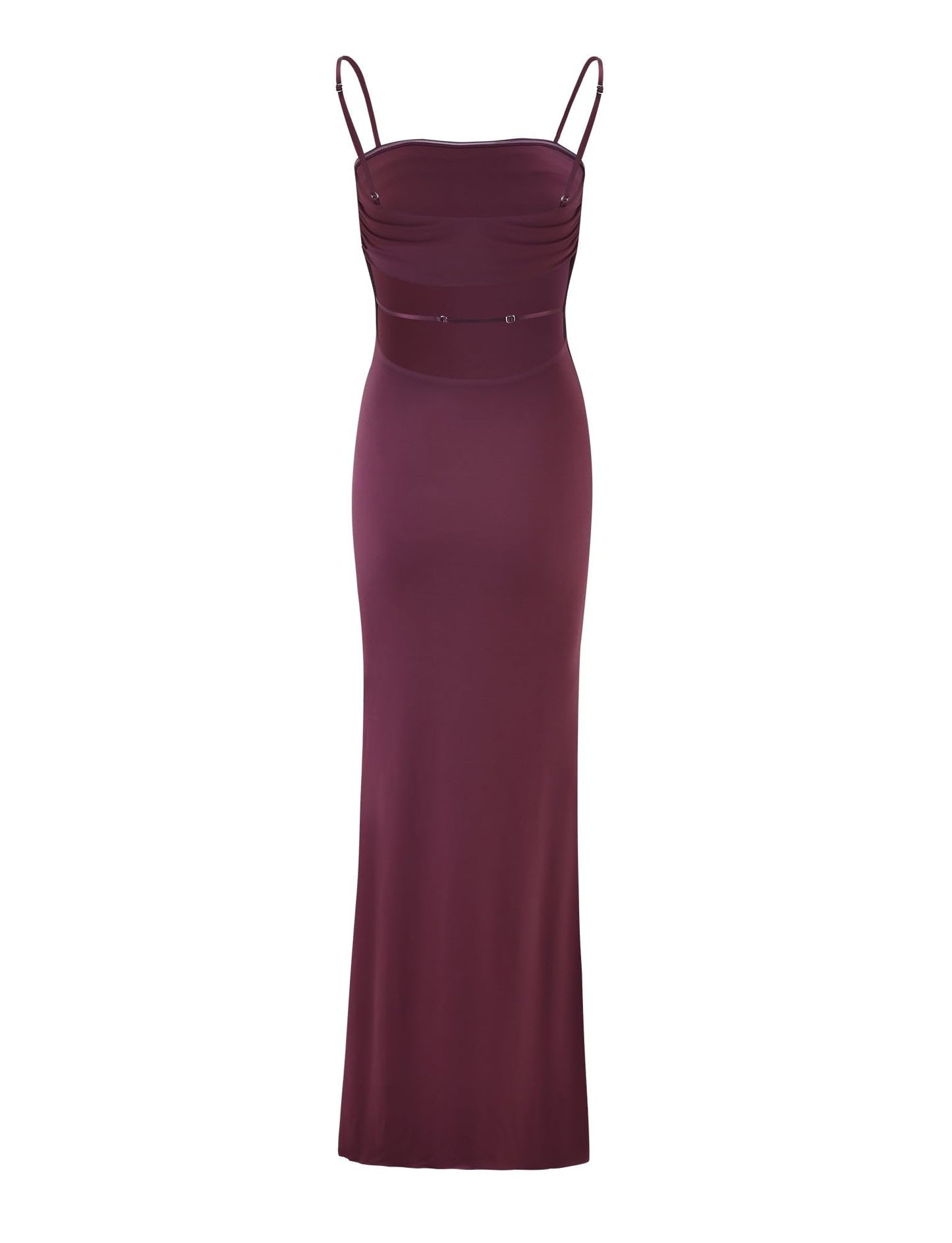 VANCOL Women's Cutout Backless Maxi Dress Sexy Sleeveless Tight Slip Spaghetti Strap Long Dresses