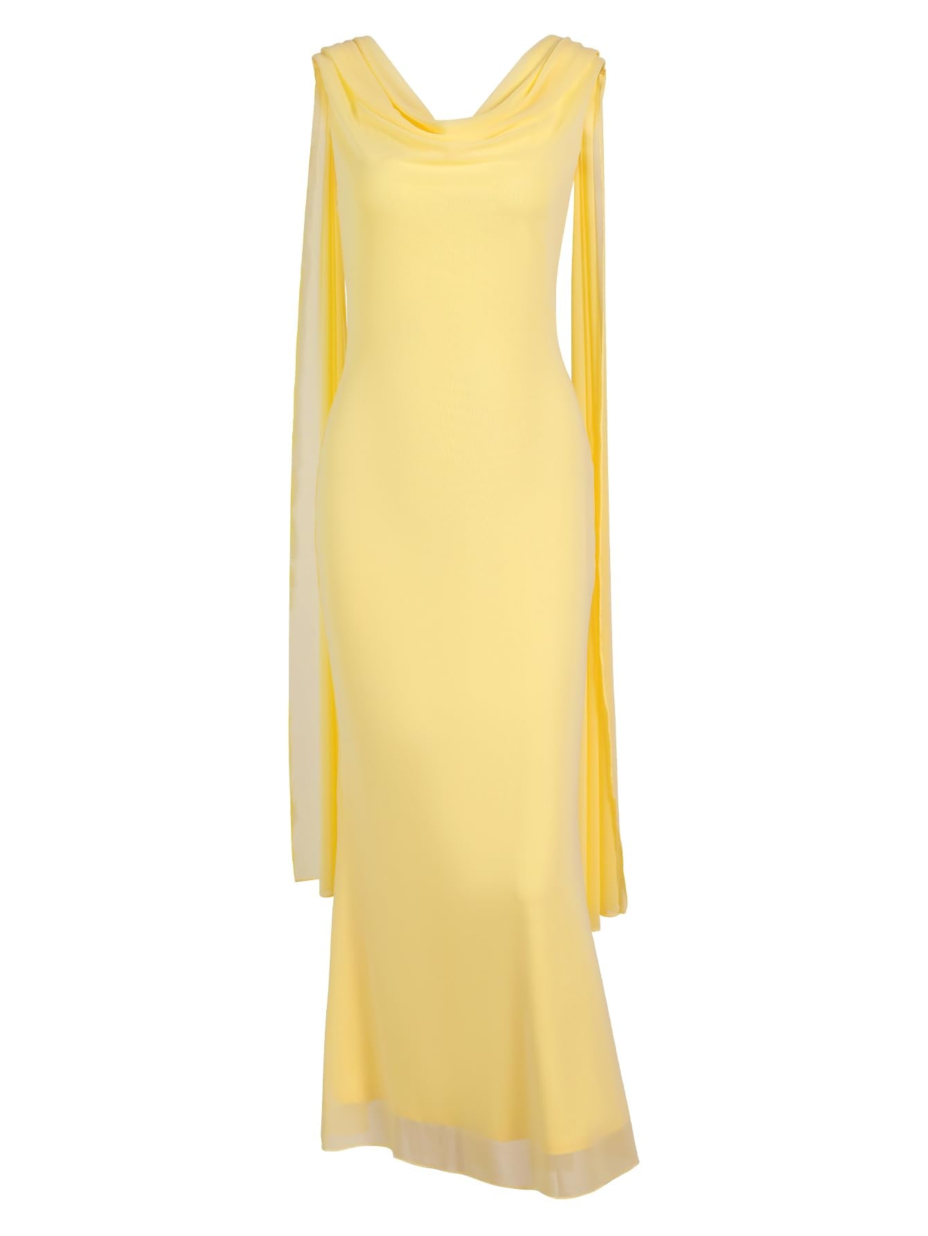 Parthea Women's Summer Formal Wedding Guest Dresses | Sleeveless Backless Maxi Bodycon Dress Long Elegant Evening Party Cocktail Grown