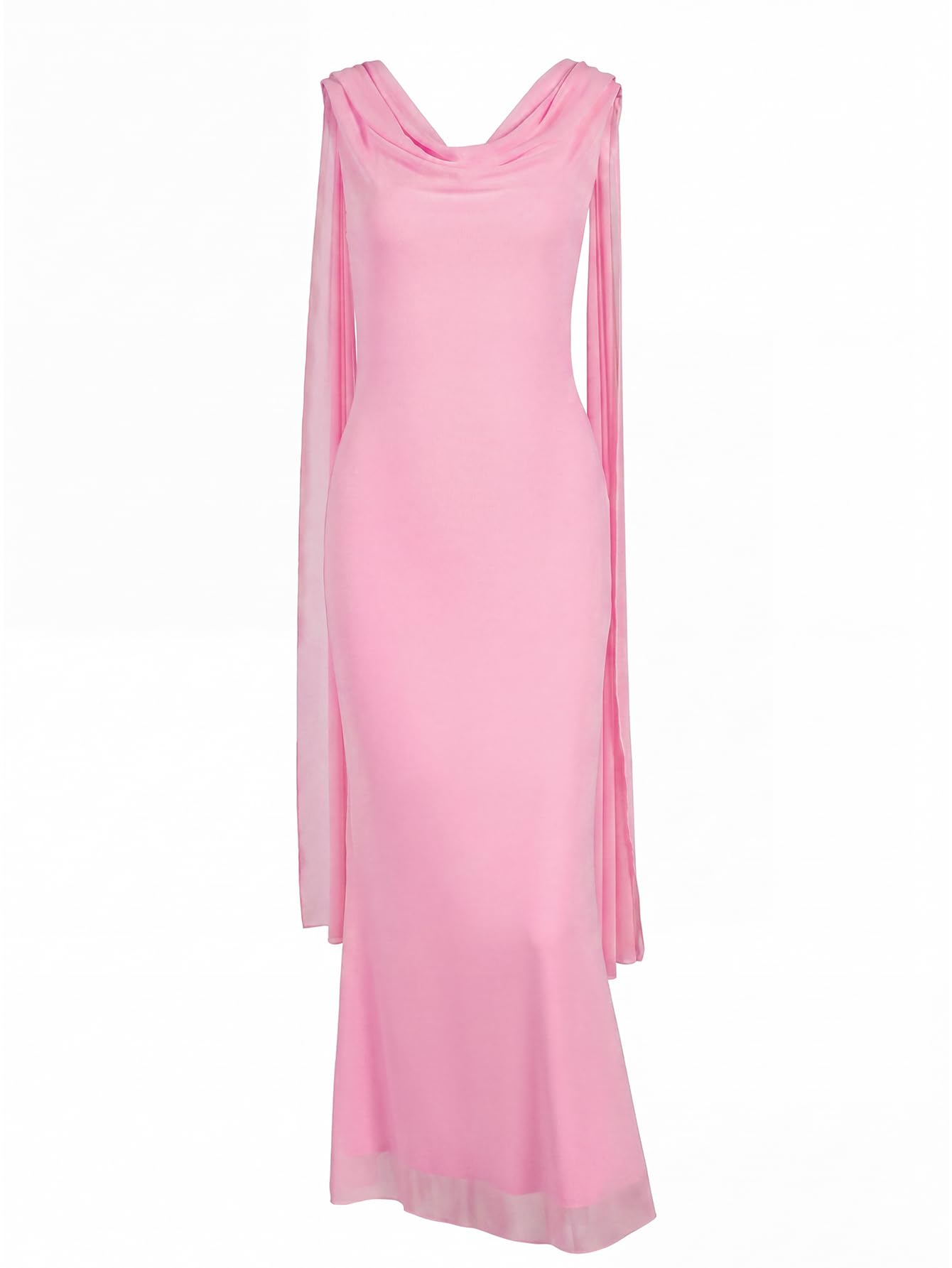 Parthea Women's Summer Formal Wedding Guest Dresses | Sleeveless Backless Maxi Bodycon Dress Long Elegant Evening Party Cocktail Grown