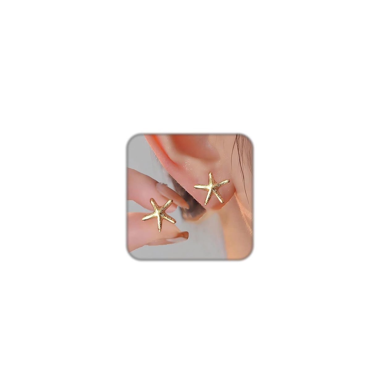 Starfish Earrings for Women Trendy Shell Earrings for Beach Vacation Outfits Summer Jewelry