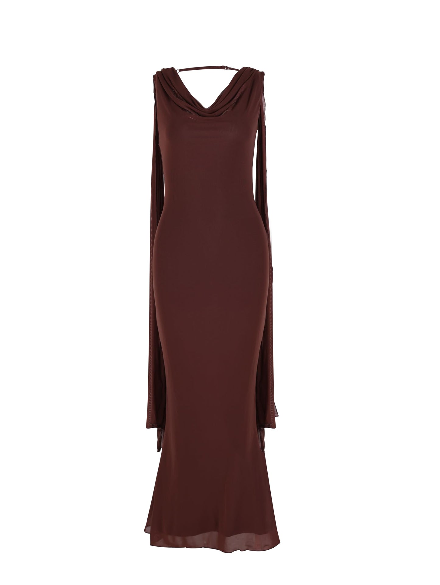 Parthea Women's Summer Formal Wedding Guest Dresses | Sleeveless Backless Maxi Bodycon Dress Long Elegant Evening Party Cocktail Grown
