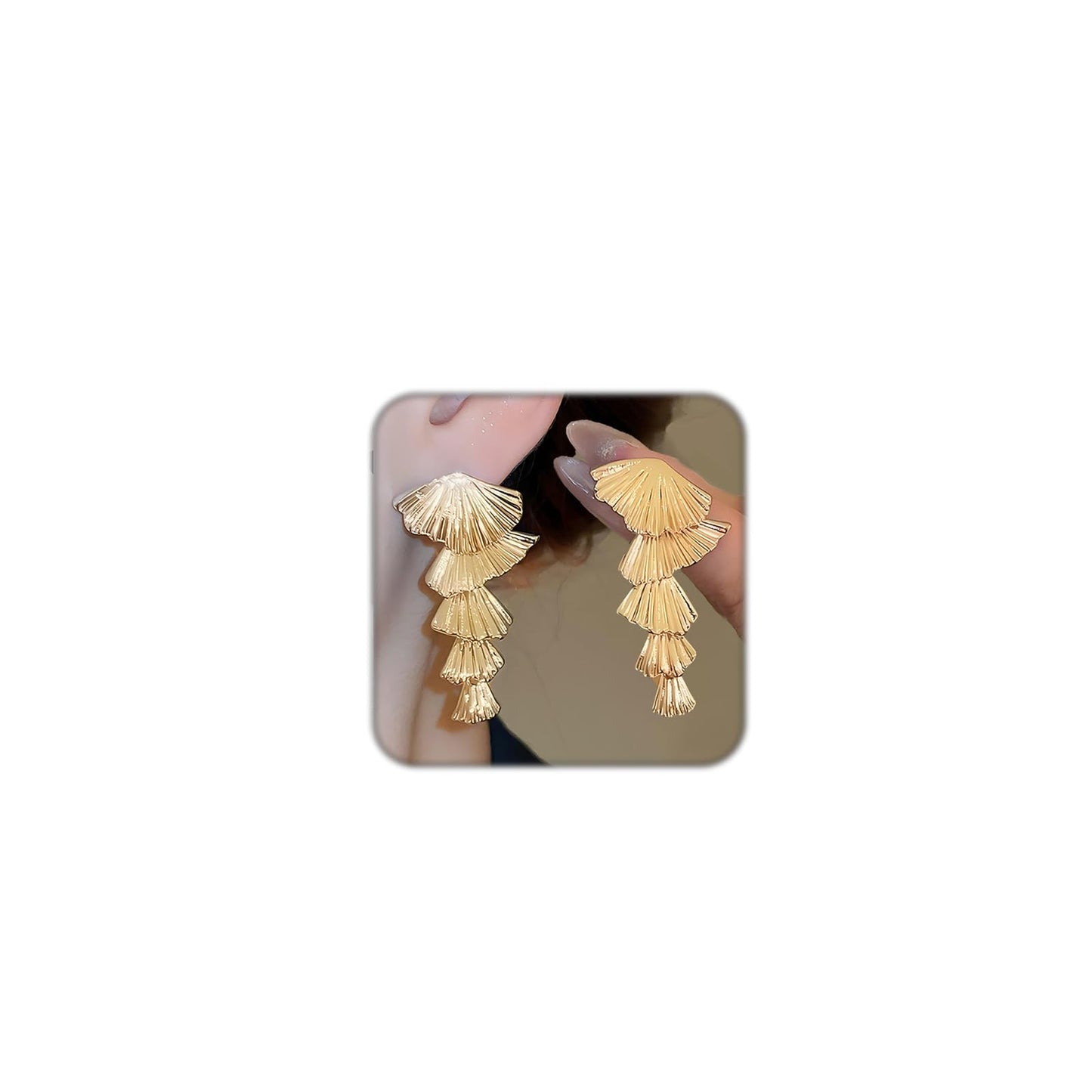 Starfish Earrings for Women Trendy Shell Earrings for Beach Vacation Outfits Summer Jewelry