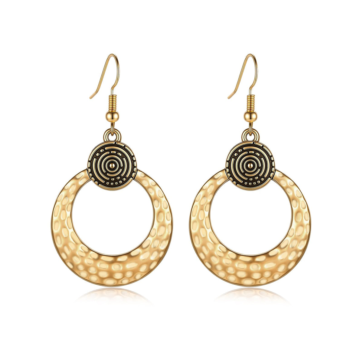 Silver/Gold Boho Dangle Statement Earrings for Women Trendy,Handmade Vintage Dainty Cute Long Drop Summer Earrings,fashion Accessories Jewelry Gifts