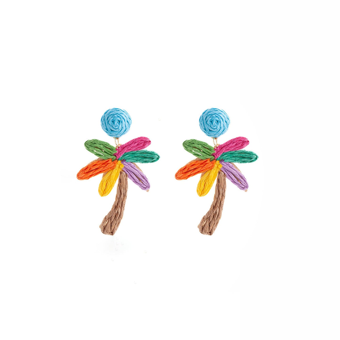 Colorful Asymmetrical Earring Candy Color Earrings Statement Dangle Fun Earring Long Aesthetic Acrylic Jewelry for Women