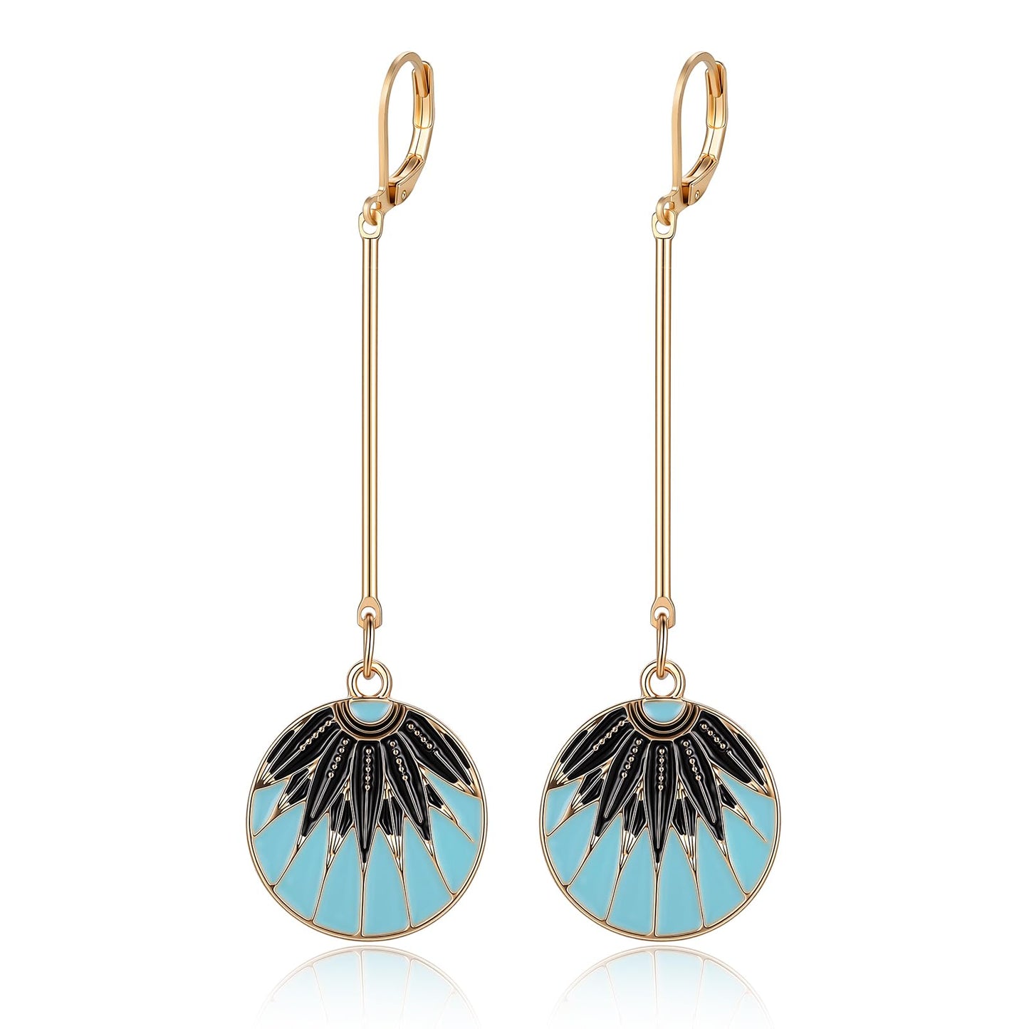 Silver/Gold Boho Dangle Statement Earrings for Women Trendy,Handmade Vintage Dainty Cute Long Drop Summer Earrings,fashion Accessories Jewelry Gifts