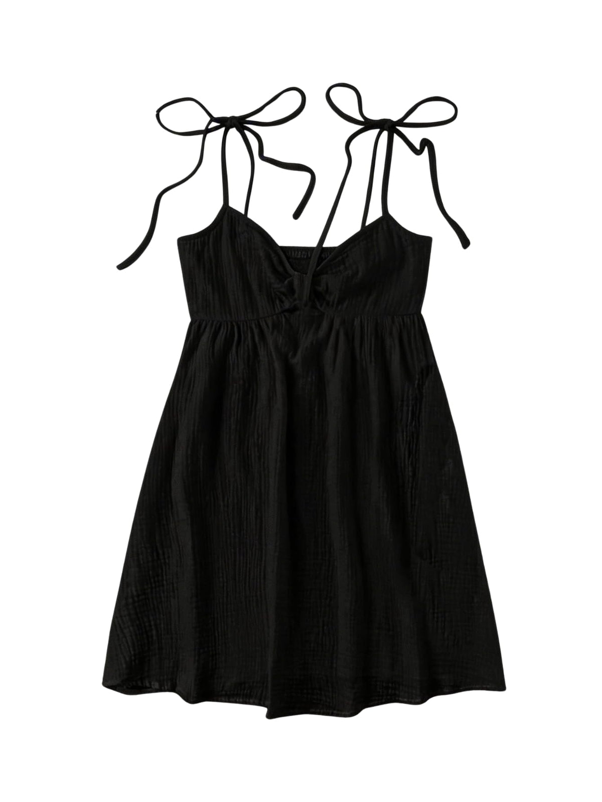 SOLY HUX Women's Summer Mini Sun Dress Cami Tie Shoulder Babydoll Dresses | A Line, Y2k, Cute, Casual, Babydoll Dresses