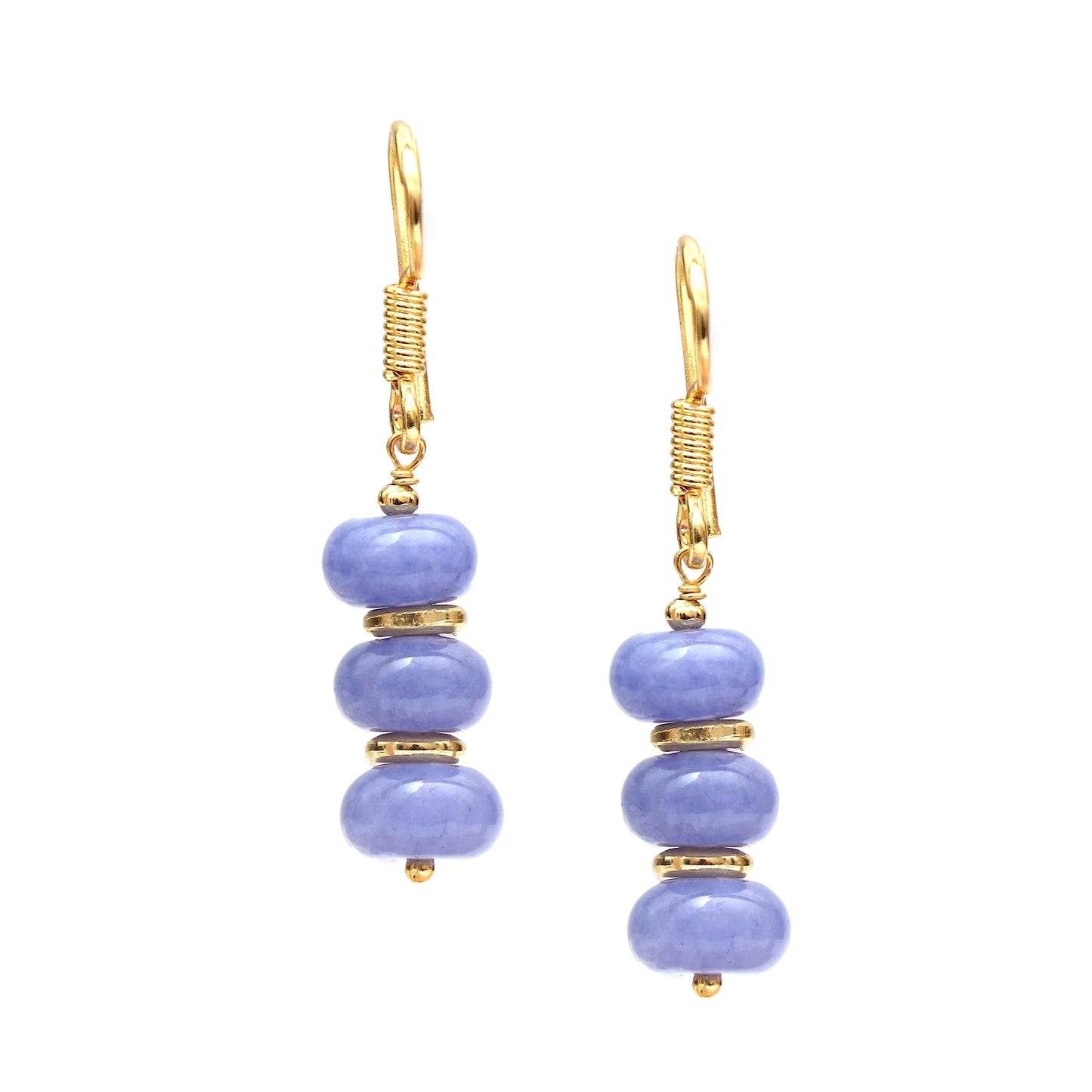 Gempires Beaded Gemstone Dangle Earrings for Women, Boho Gold Birthstone | 20+ natural stones & birthstones | Hypoallergenic gold-plated brass | Lightweight handmade boho drops