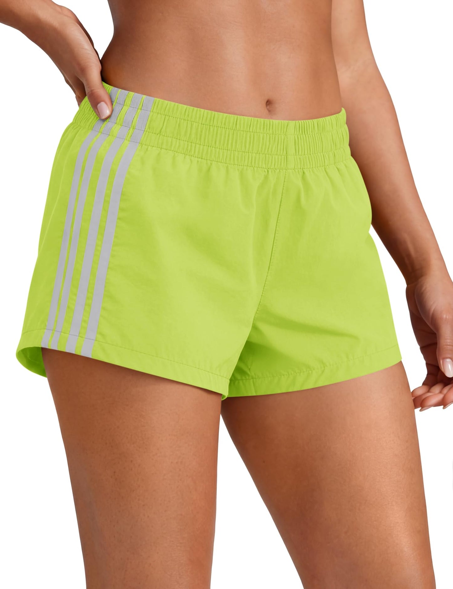 Womens Shorts Sweat Track Athletic Low Rise Micro Y2k UPF 50+ Short | Summer Side Stripes Shorts Workout Gym Running Cute Girls Athleisure Clothing