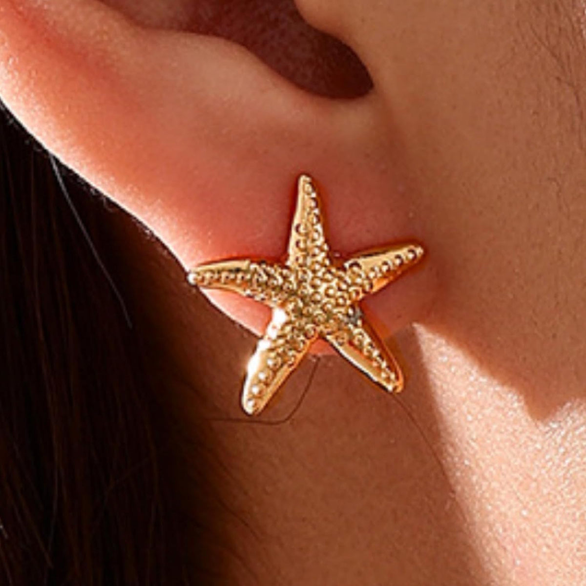 Starfish Shell Earrings for Women Ocean Beachy Jewelry for Tropical Vacation Outfits Beach Accessories Coastal Chic Aesthetics Summer Party Jewelry 2026 Beach Vacation Clothes Dresses Accessories