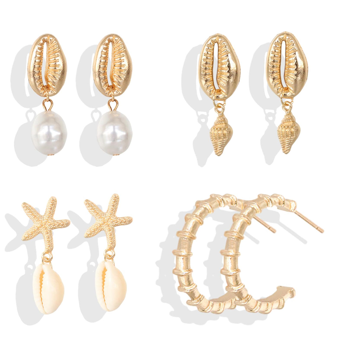 Beach Earrings Metallic Beach Jewelry Summer Outfits Vacation Essentials