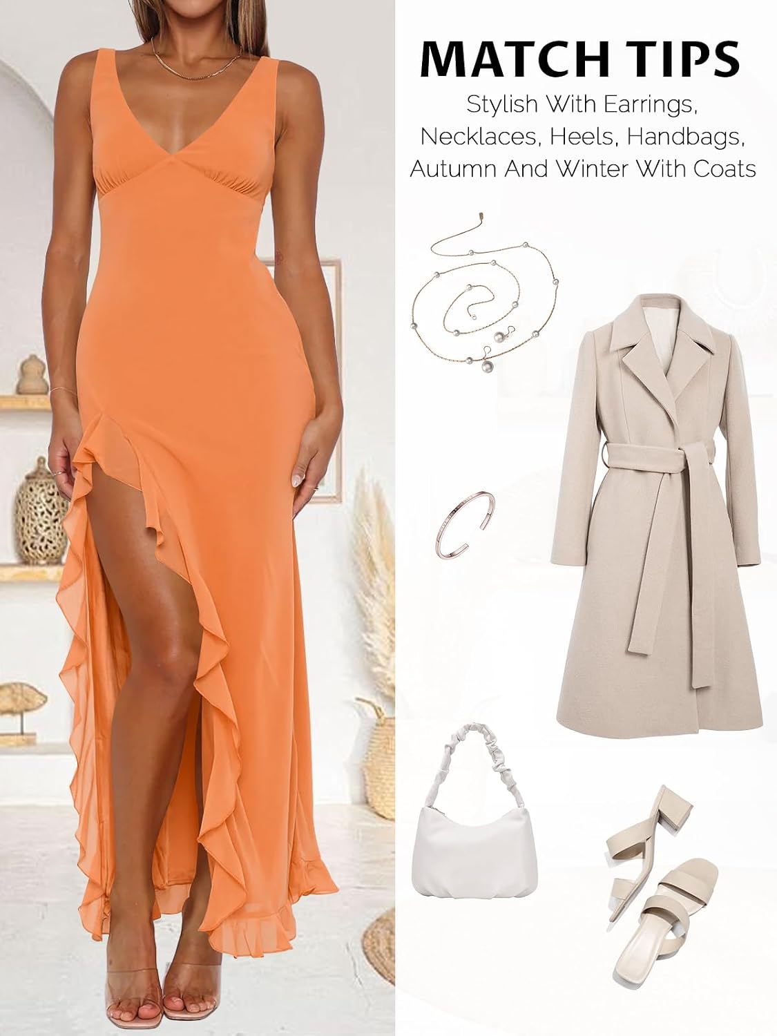 MIYIEONZ Summer Wedding Guest Dresses for Women Formal Maxi Dress | Mesh,v neck,high slit,Sleeveless,backless,long,bodycon,ruffle midi dress,sexy flowy elegant,spring y2k,party cocktail outfits