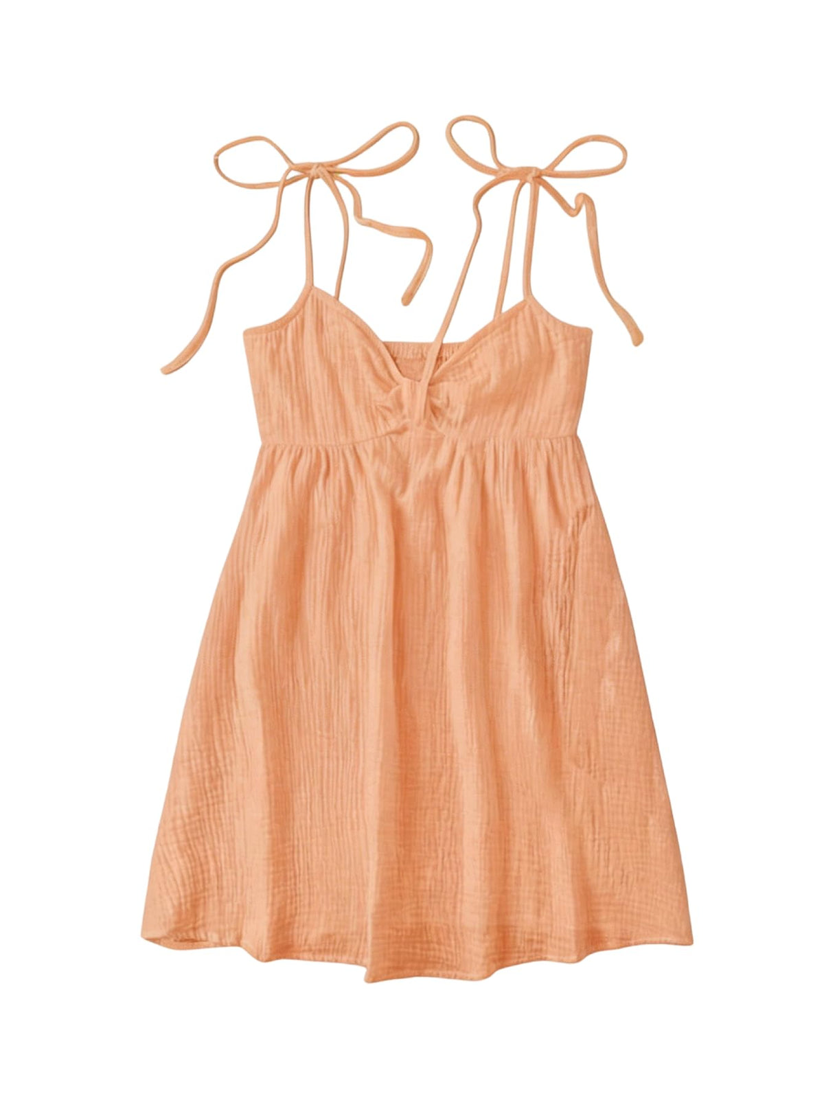 SOLY HUX Women's Summer Mini Sun Dress Cami Tie Shoulder Babydoll Dresses | A Line, Y2k, Cute, Casual, Babydoll Dresses