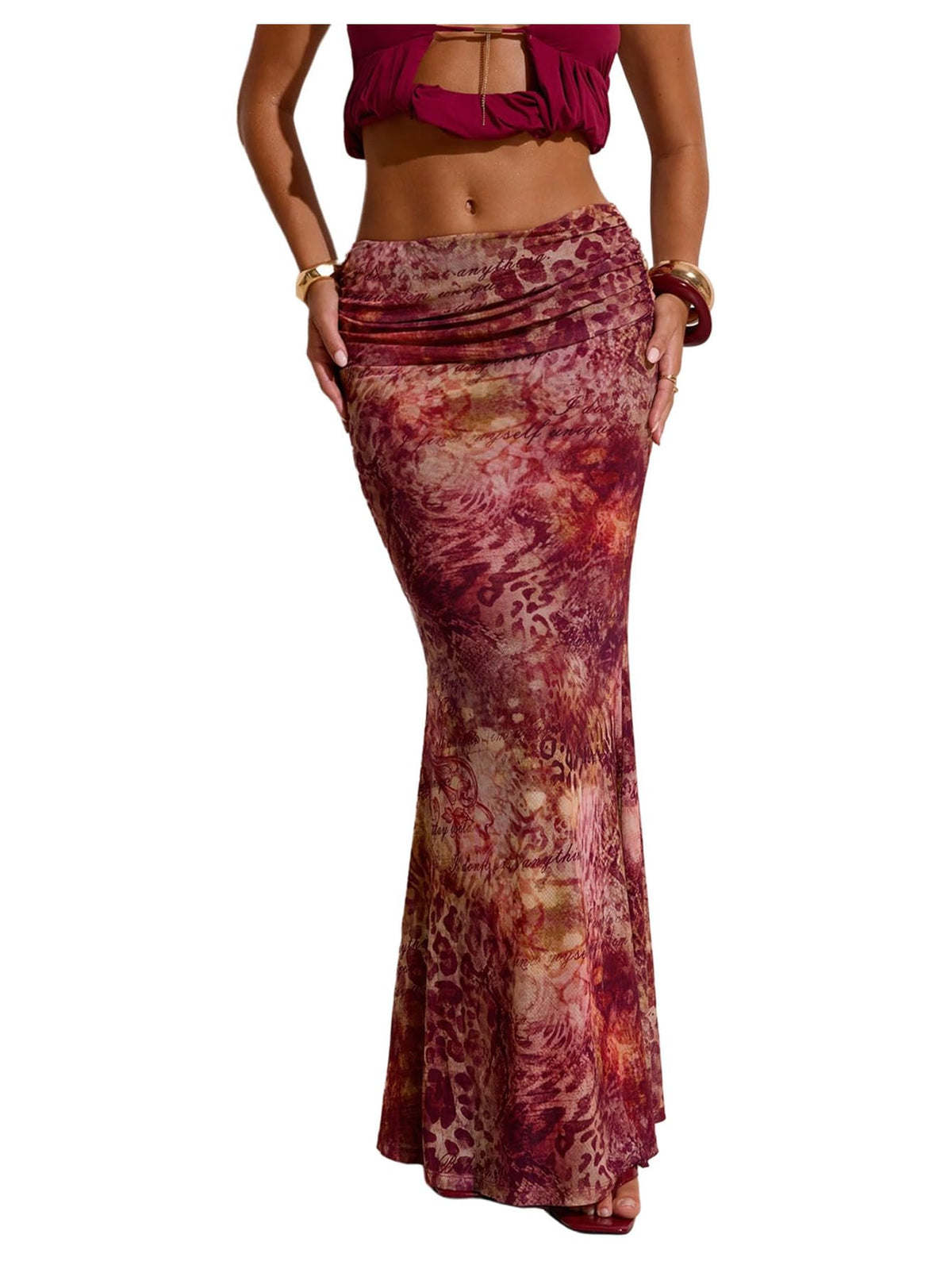 MakeMeChic Women's Long Maxi Skirt Beach Sheer Mesh Skirt | Flowy Skirt, Long Skirt, Beach Skirt, Floral Skirt, Brunch Outfits, Date Night Outfits