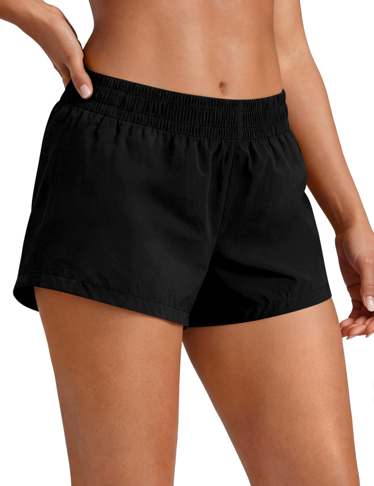 Womens Shorts Sweat Track Athletic Low Rise Micro Y2k UPF 50+ Short | Summer Side Stripes Shorts Workout Gym Running Cute Girls Athleisure Clothing