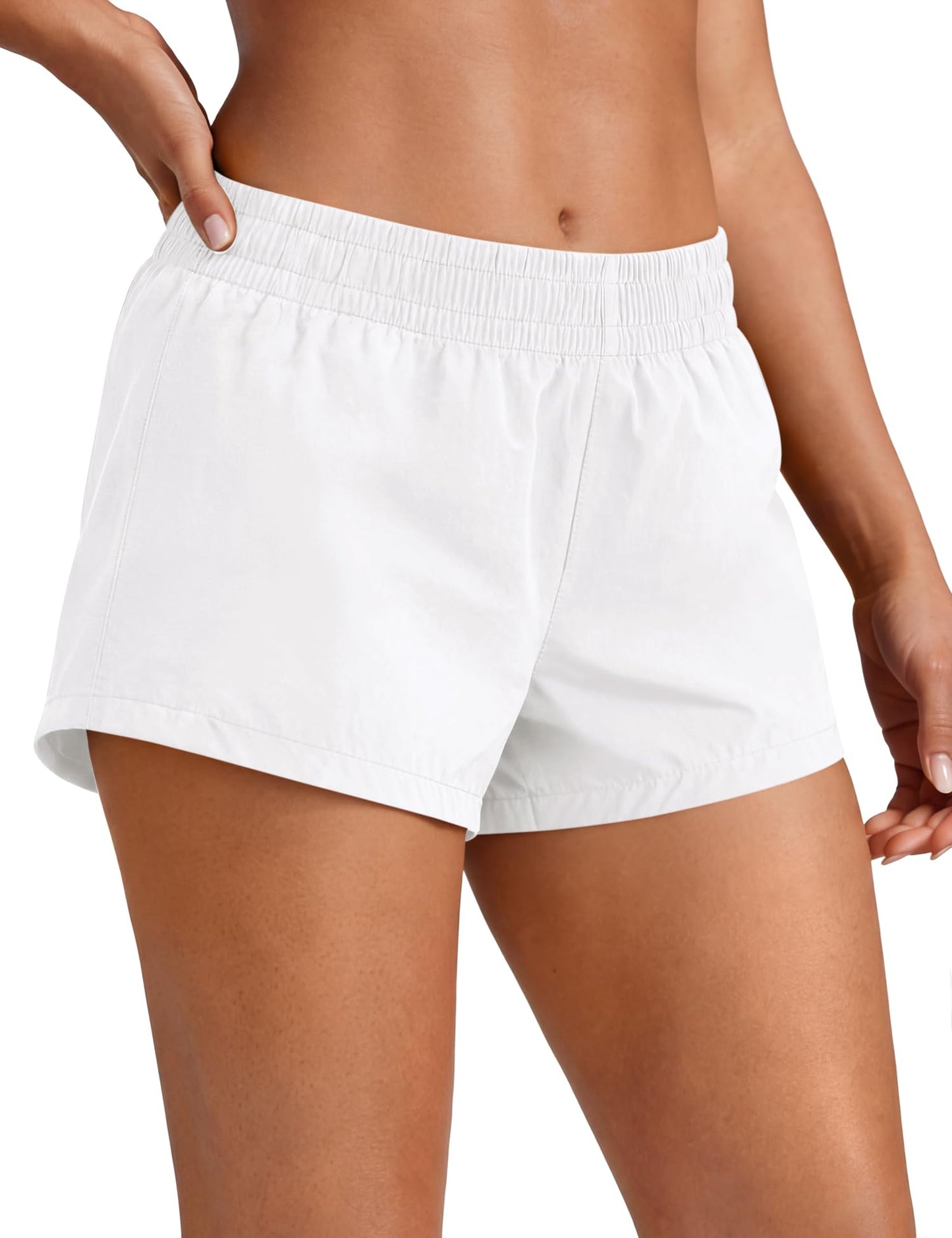Womens Shorts Sweat Track Athletic Low Rise Micro Y2k UPF 50+ Short | Summer Side Stripes Shorts Workout Gym Running Cute Girls Athleisure Clothing