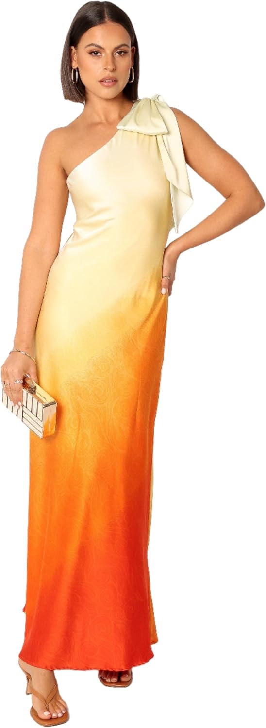 Petal & Pup Women's Glow One Shoulder Midi Dress