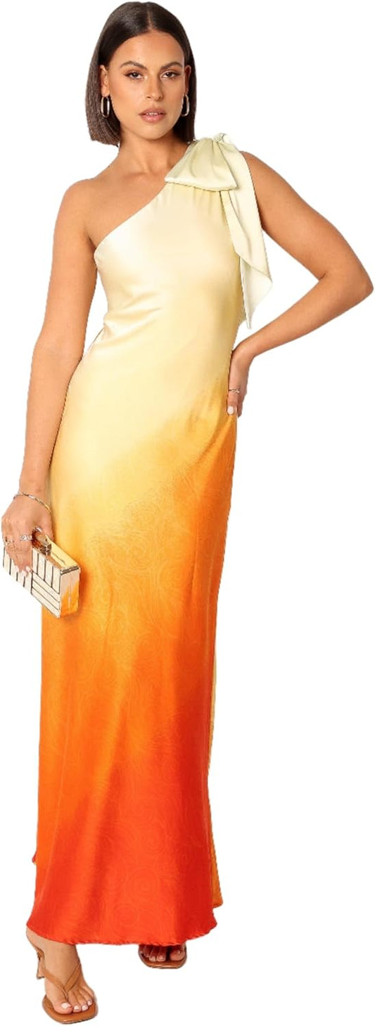 Petal & Pup Women's Glow One Shoulder Midi Dress