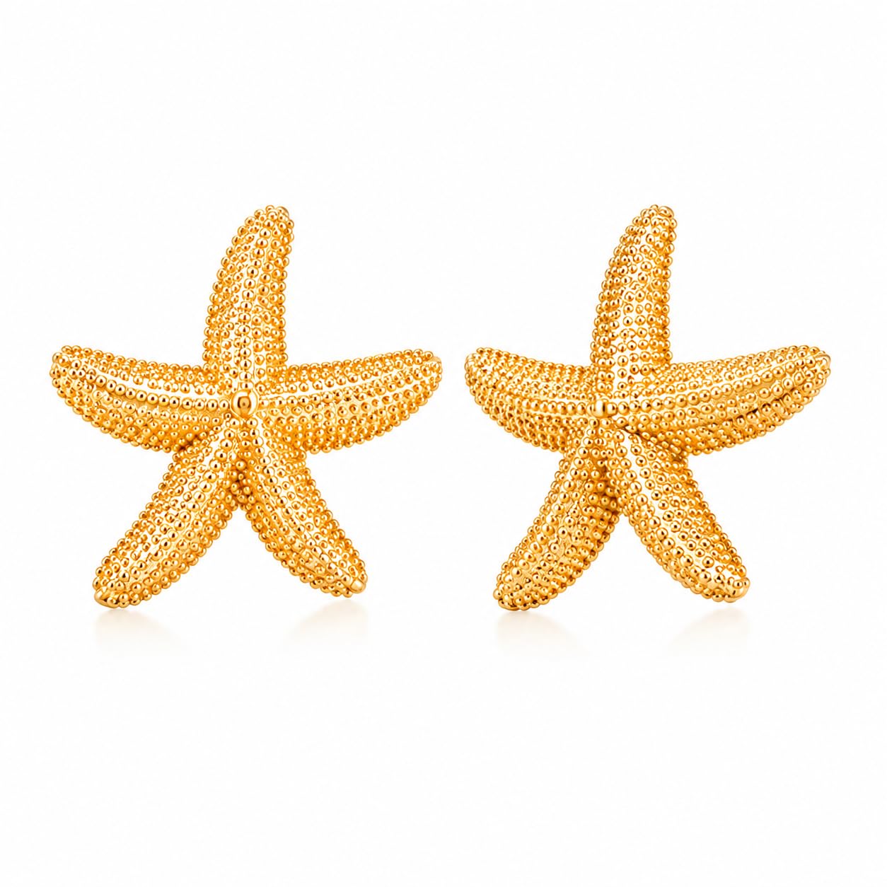Starfish Earrings Gold Shell Dangle Earrings Women Beach Fashion Summer Beach Vacation Essentials Outfits for Women Beachy Ocean Jewelry Gifts