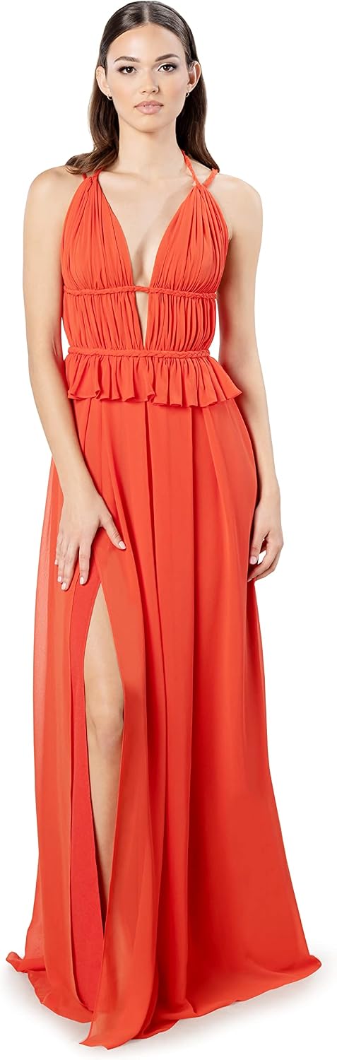 Dress the Population Womens Athena Fit and Flare Maxi DressSpecial Occasion Dress