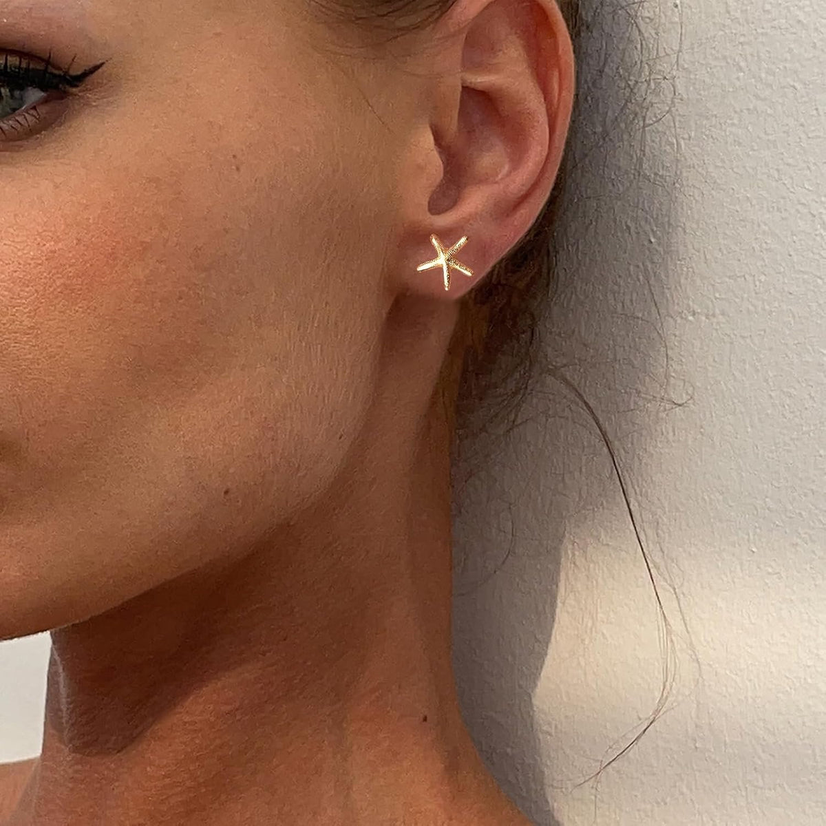 Starfish Earrings for Women Trendy Shell Earrings for Beach Vacation Outfits Summer Jewelry