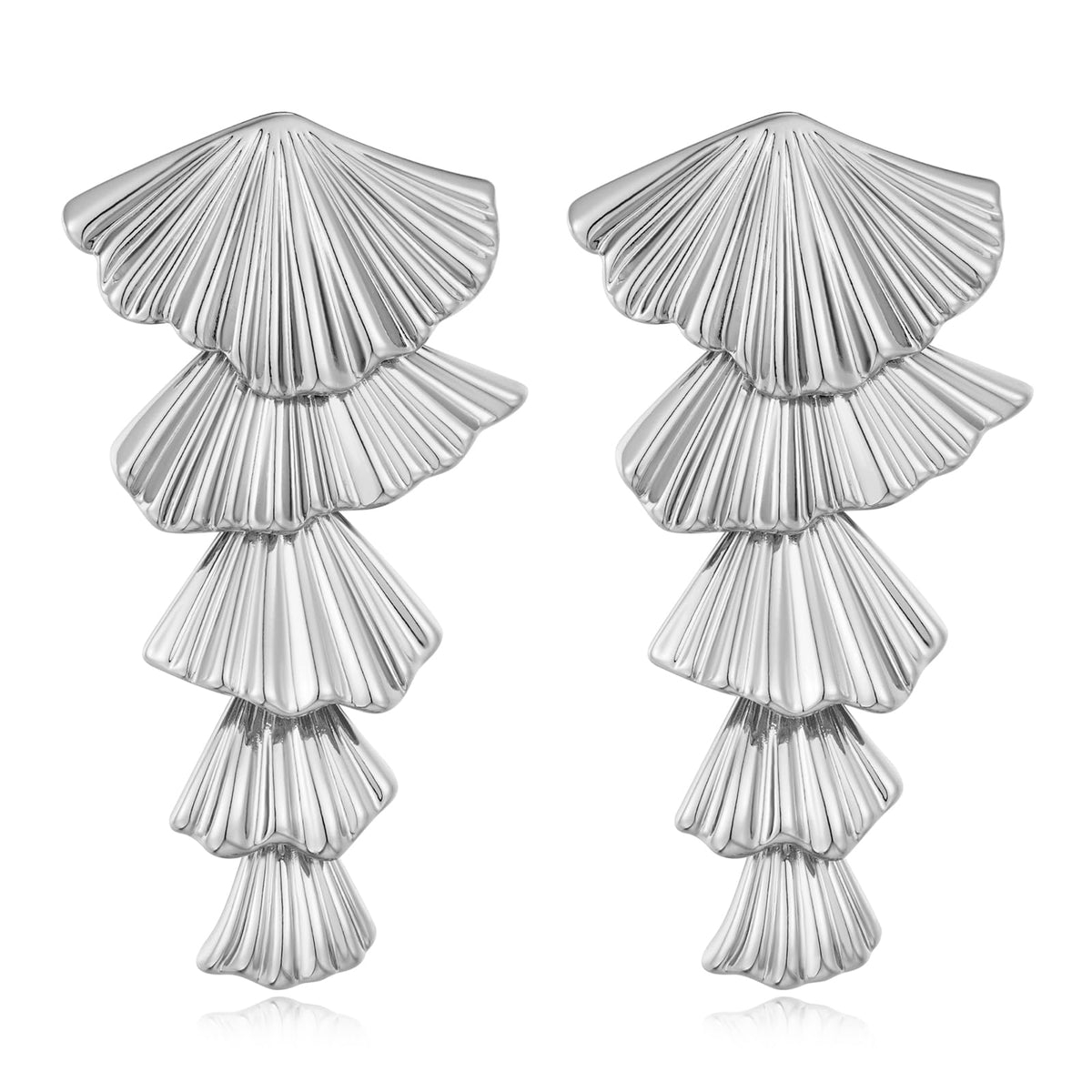 Gold/Silver Shell Dangle Earrings for Women Seashell Starfish Drop Dangle Earrings Beach Earrings Hypoallergenic Earrings Summer Jewelry
