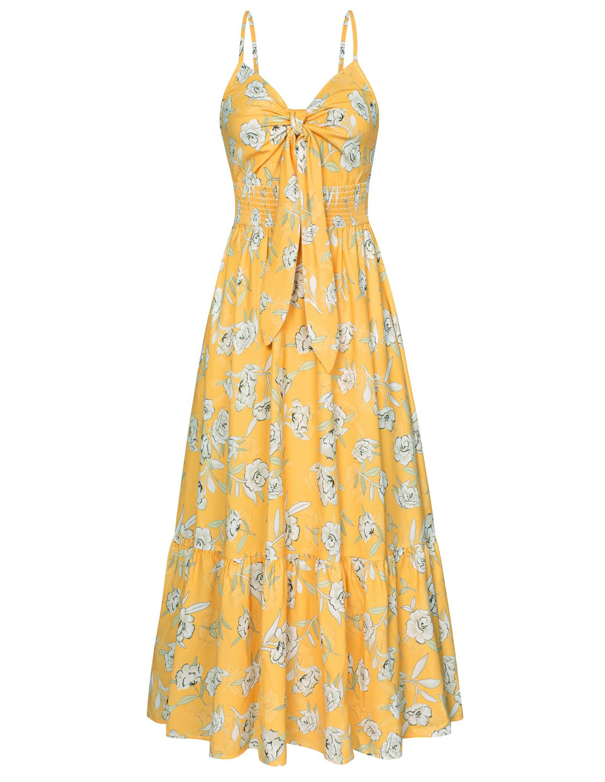 GRACE KARIN Womens Summer Floral Maxi Dresses 2026 Long Flowy Boho Dress Beach Vacation Sundresses Casual Clothes with Pocket