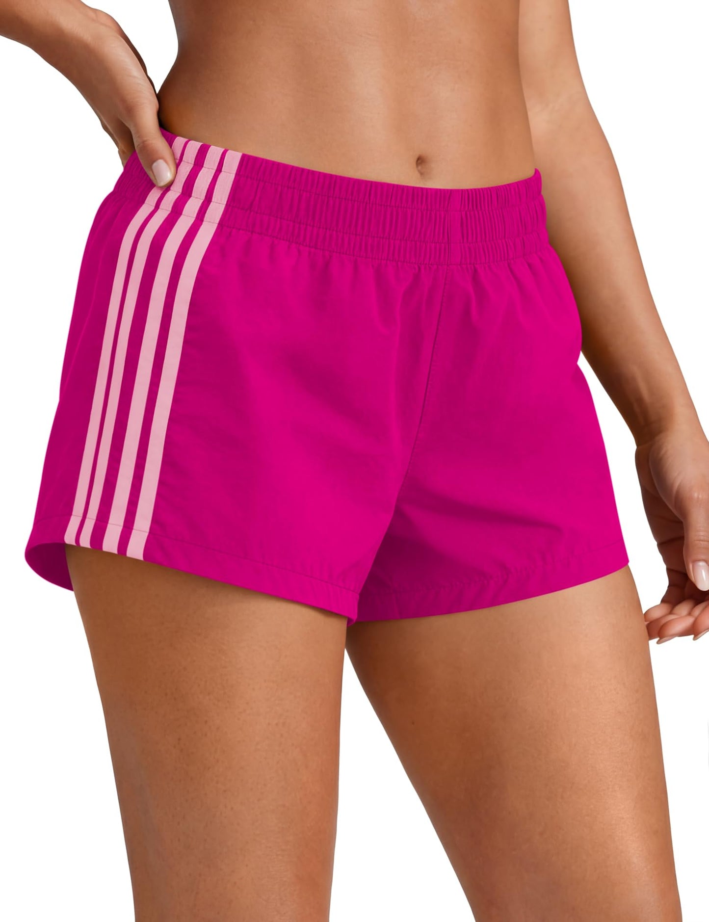 Womens Shorts Sweat Track Athletic Low Rise Micro Y2k UPF 50+ Short | Summer Side Stripes Shorts Workout Gym Running Cute Girls Athleisure Clothing