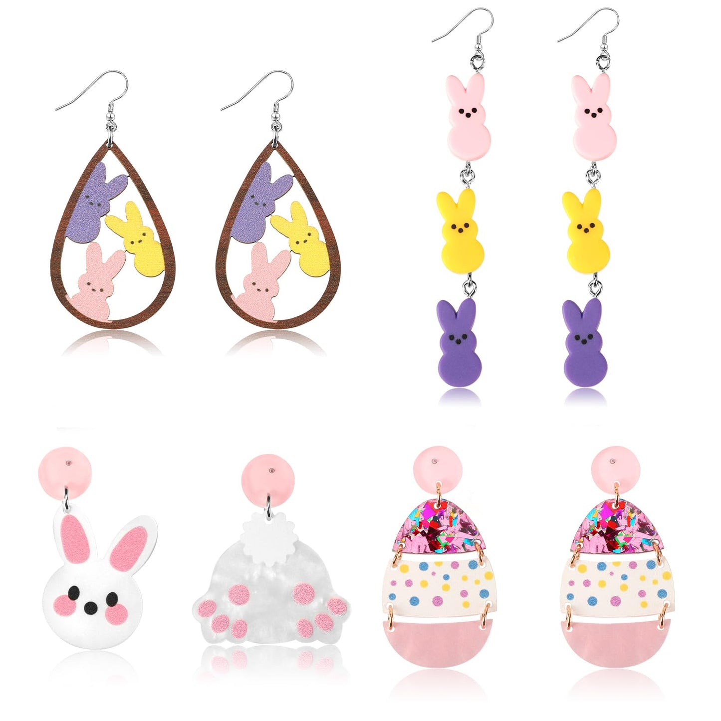 Boho Rattan Earrings for Women, Summer Beach Earrings | Featuring Unique Geometric Circular Teardrop Shaped , Lightweight Woven Pendant Earrings, Summer Beach Wear