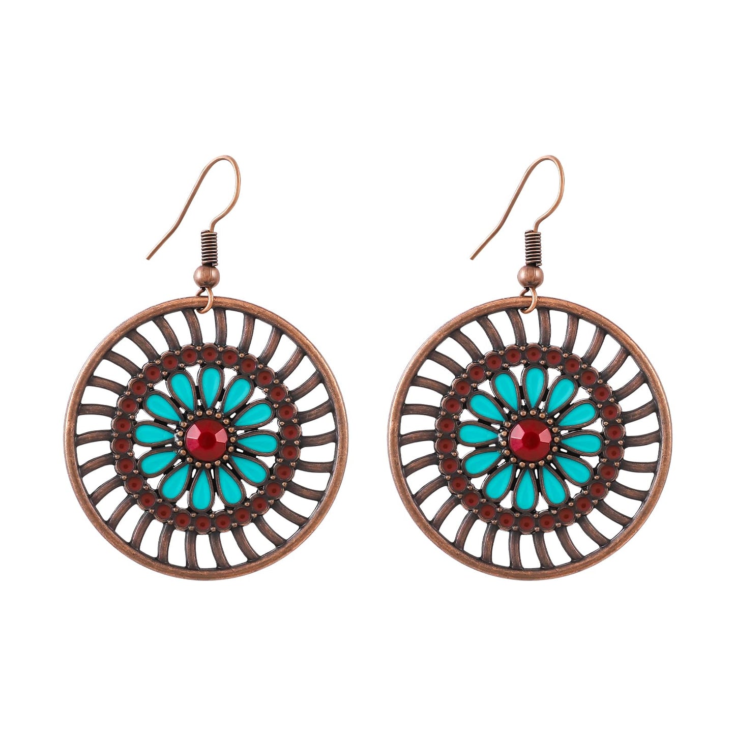 Silver/Gold Boho Dangle Statement Earrings for Women Trendy,Handmade Vintage Dainty Cute Long Drop Summer Earrings,fashion Accessories Jewelry Gifts