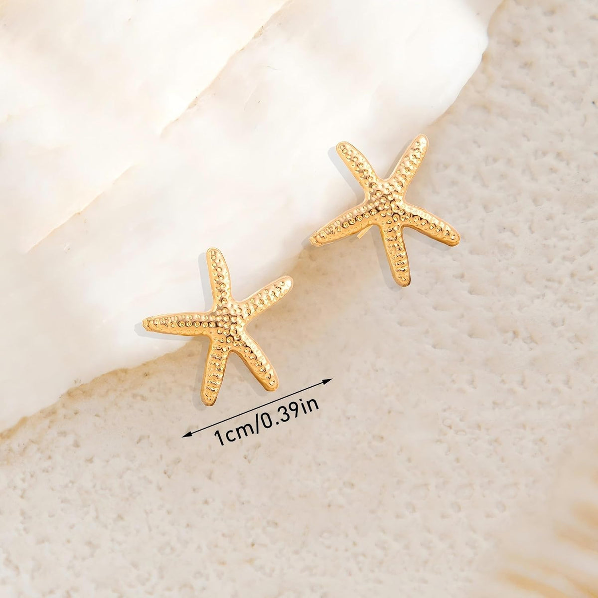 Starfish Earrings for Women Trendy Shell Earrings for Beach Vacation Outfits Summer Jewelry