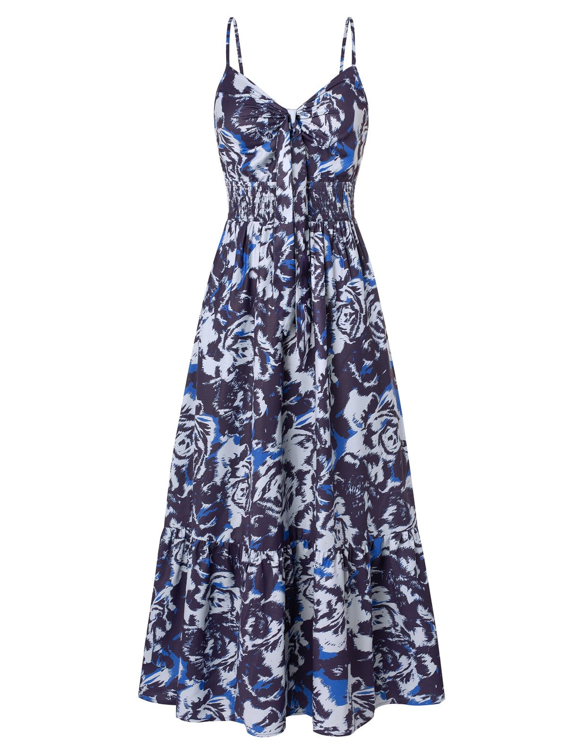 GRACE KARIN Womens Summer Floral Maxi Dresses 2026 Long Flowy Boho Dress Beach Vacation Sundresses Casual Clothes with Pocket