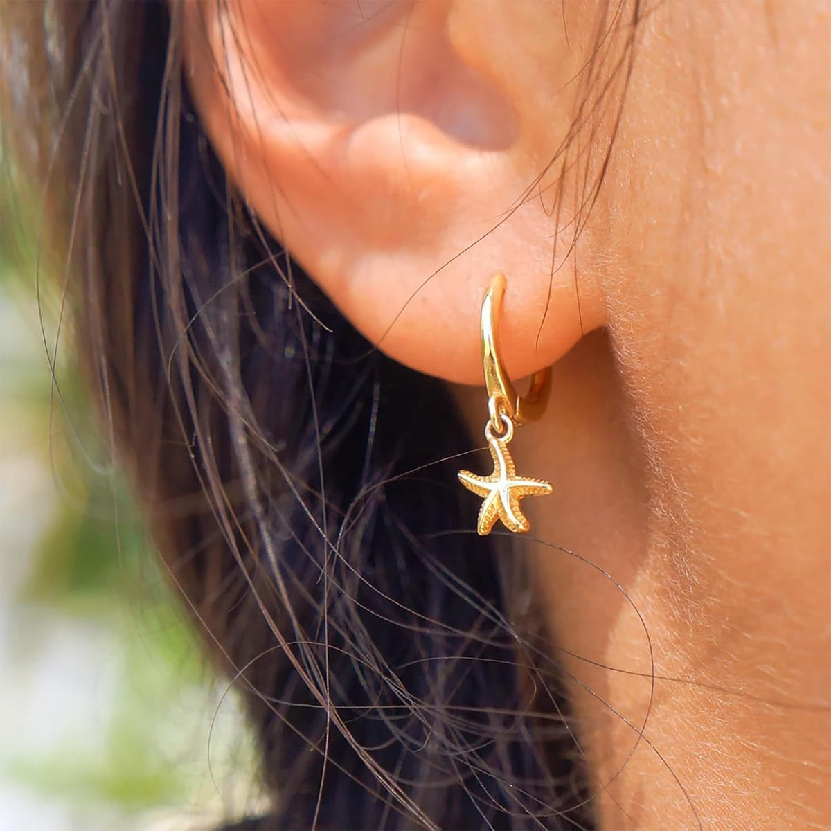 Starfish Earrings Beach Jewelry for Women Seashell Pearl Drop Earrings Summer Accessories Tropical Vacation Outfits Beach Vacation Clothes Dresses