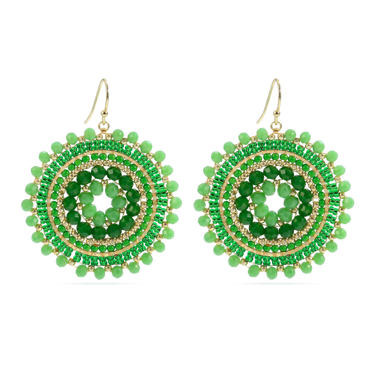 Colorful Summer Beaded Earrings For Women Crystals Glass Bead Dangle Drop Bohemia Earrings Statement Earrings For Women