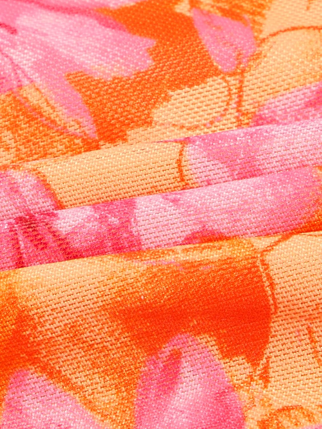 Milumia Women Floral Summer Mesh Ruched Tube Top Y2k Going Out Crop Tops | Strapless Tropical Hawaiian Tank, Vacation Outfits, Beach, Bandeau, Asymmetrical Split Hem