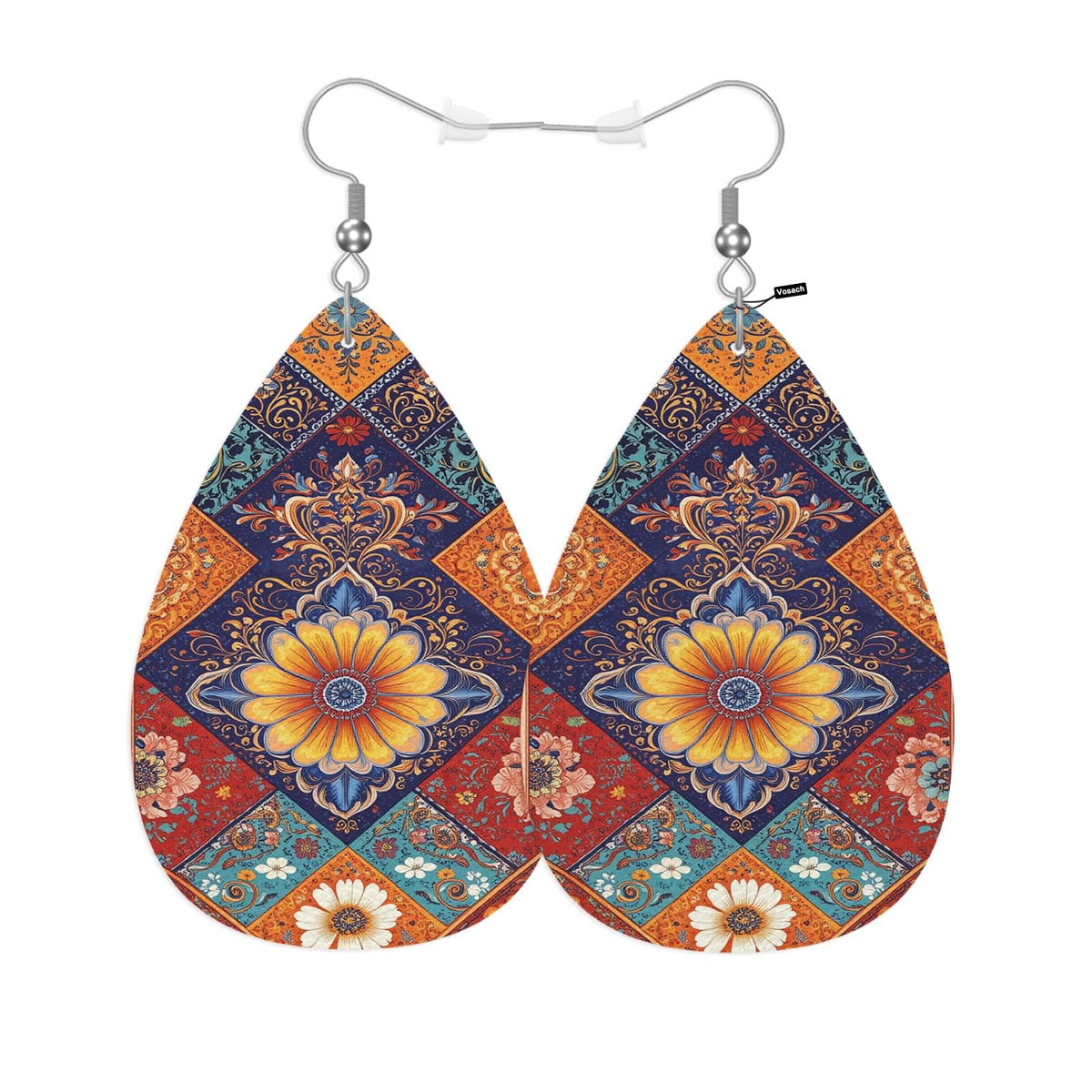 Sea Cruise Leather Teardrop Earrings Sailing Vacation Cruise Ship Tropical Summer Palm Beach Faux Leather Water Drop Earrings Jewelry For Women Friends Wedding
