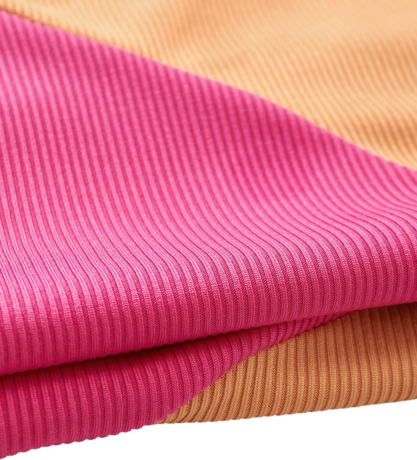 SweatyRocks Women's Summer Ribbed Knit Sleeveless Vest Color Block Crop Tank Top