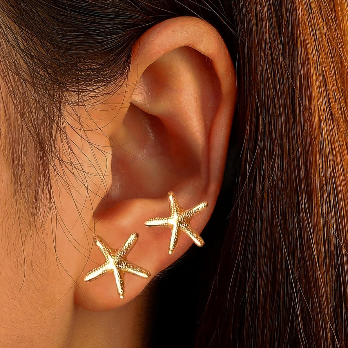 Starfish Earrings for Women Trendy Shell Earrings for Beach Vacation Outfits Summer Jewelry